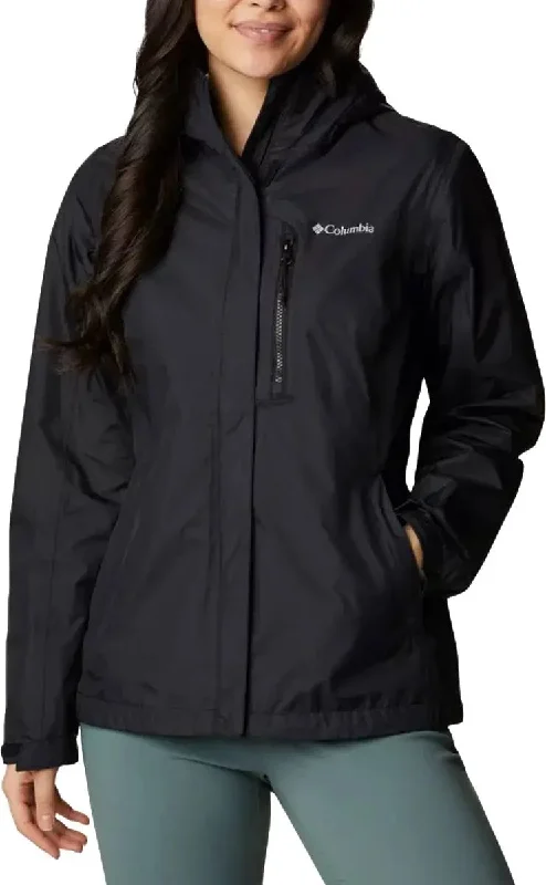 Pouring Adventure Jacket - Black Stand-Up Collar Roll-Neck Collar Turtle Neck