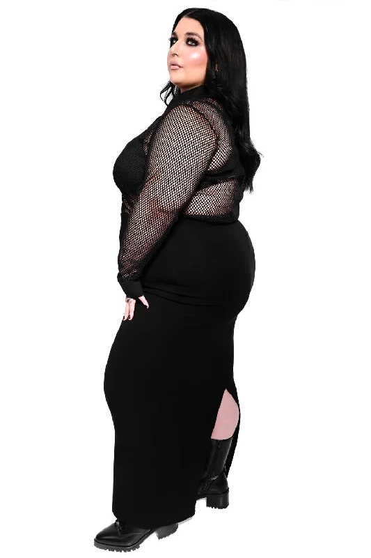 Blair Maxi Skirt velvet skirt sumptuous
