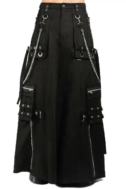 Tripp NYC Unisex Strength Skirt [Black] cotton skirt soft