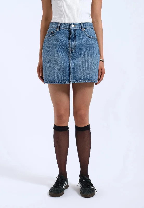 Dr. Denim Arch Mini Skirt seamless skirt comfort