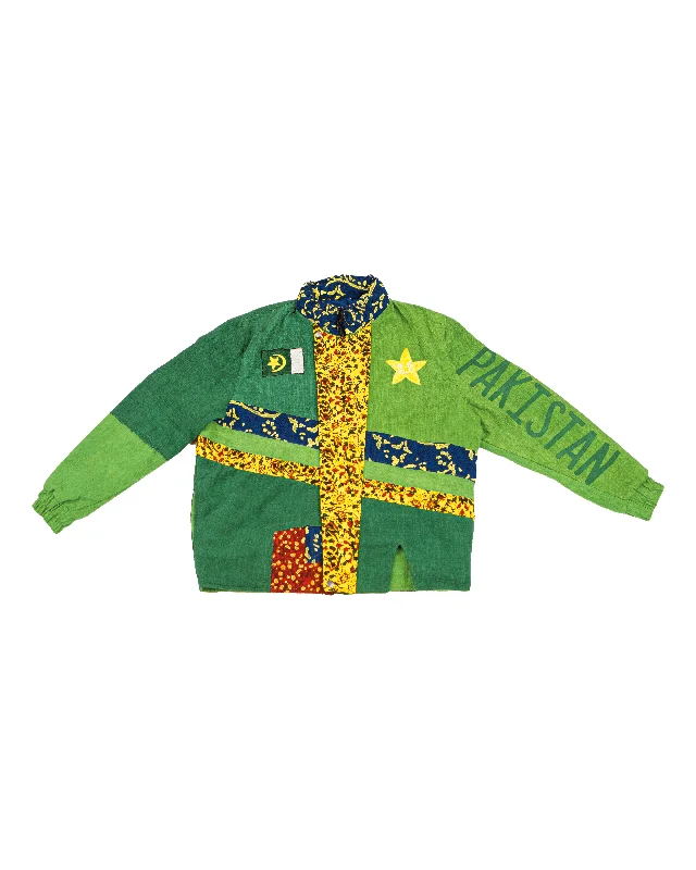 PAKISTAN PANELED SPORTS JACKET Nylon Jacket Polyester Jacket Spandex Jacket