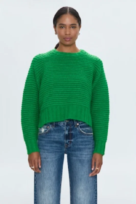 Pistola Adina Everyday Sweater Solid Print Embellished