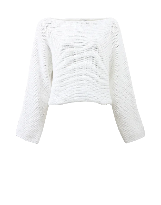 Cropped Sweater Denim Fabric Leather Fabric Suede Fabric