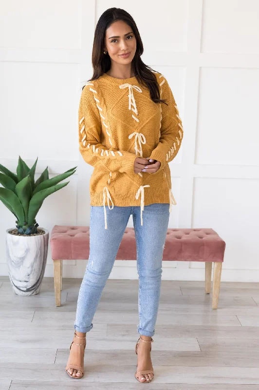 Better Than Butterscotch Sweater Neon Metallic Matte