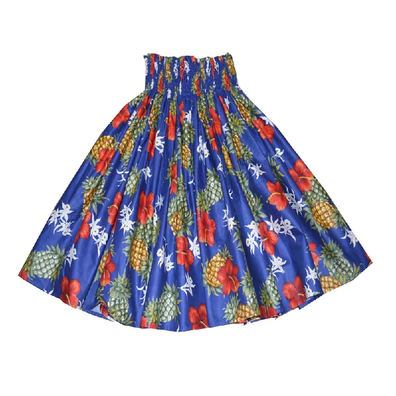 Hula Skirt with Pineapple Design pleated skirt texture