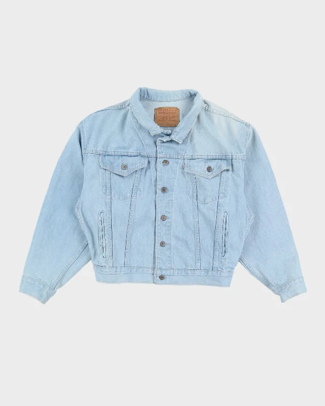 Vintage 80s Levi's Lightwash Denim Jacket - M Hoodie Zip-Up Jacket Button-Up Jacket