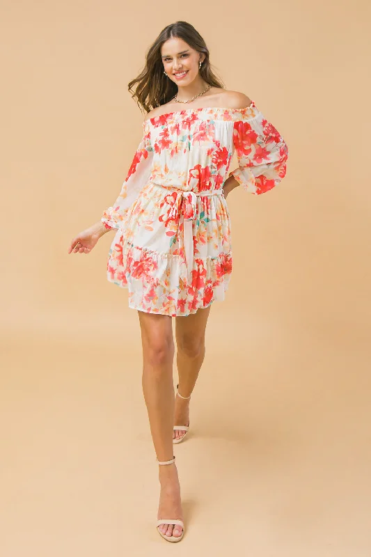 ETHEREAL ANGEL WOVEN MINI DRESS Casual Button-Up Mini Dress