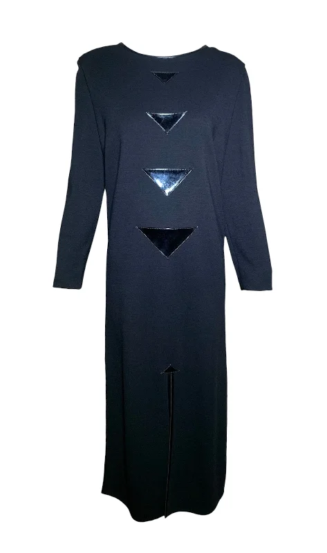 Pierre Cardin Haute Couture 1980's Mod Geometric Appliqué Shift Dress Tunics Sale discount Pierre Cardin Haute Couture 1980's Mod Geometric Appliqué Shift Dress Tunics Sale discount