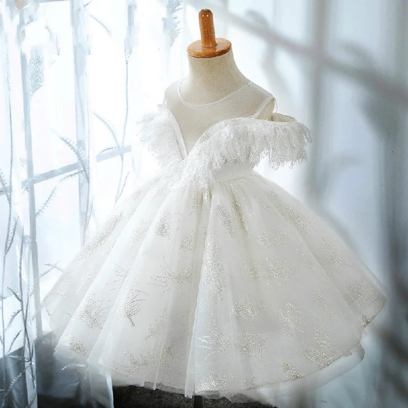 Flower Girl Dresses Baby Girl Elegant Sleeveless Mesh Princess Christening Dress Tunics Top rated Flower Girl Dresses Baby Girl Elegant Sleeveless Mesh Princess Christening Dress Tunics Top rated