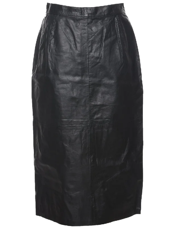 Pencil Shape Maxi Skirt - M ribbed skirt waist