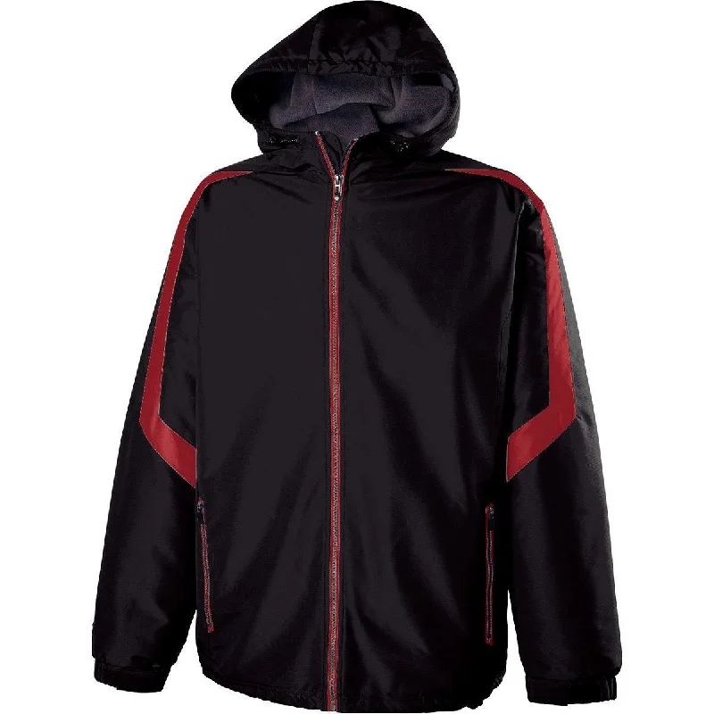 BLACK/SCARLET